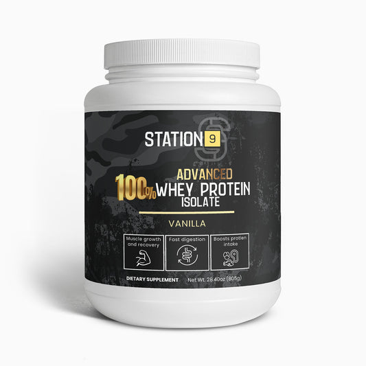 Station9 Advanced 100% Whey Protein Isolate (Vanilla)