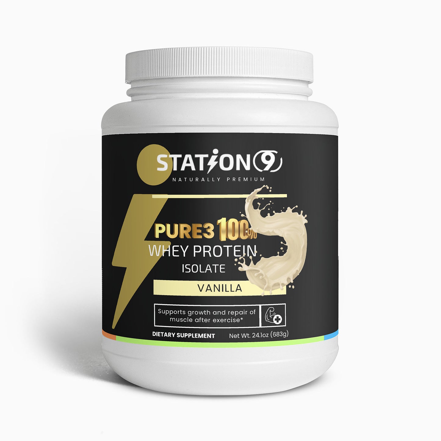 S9 Pure3 100% Whey Protein Isolate (Vanilla)