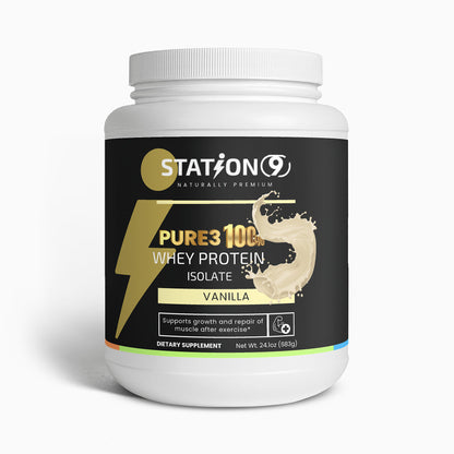 S9 Pure3 100% Whey Protein Isolate (Vanilla)