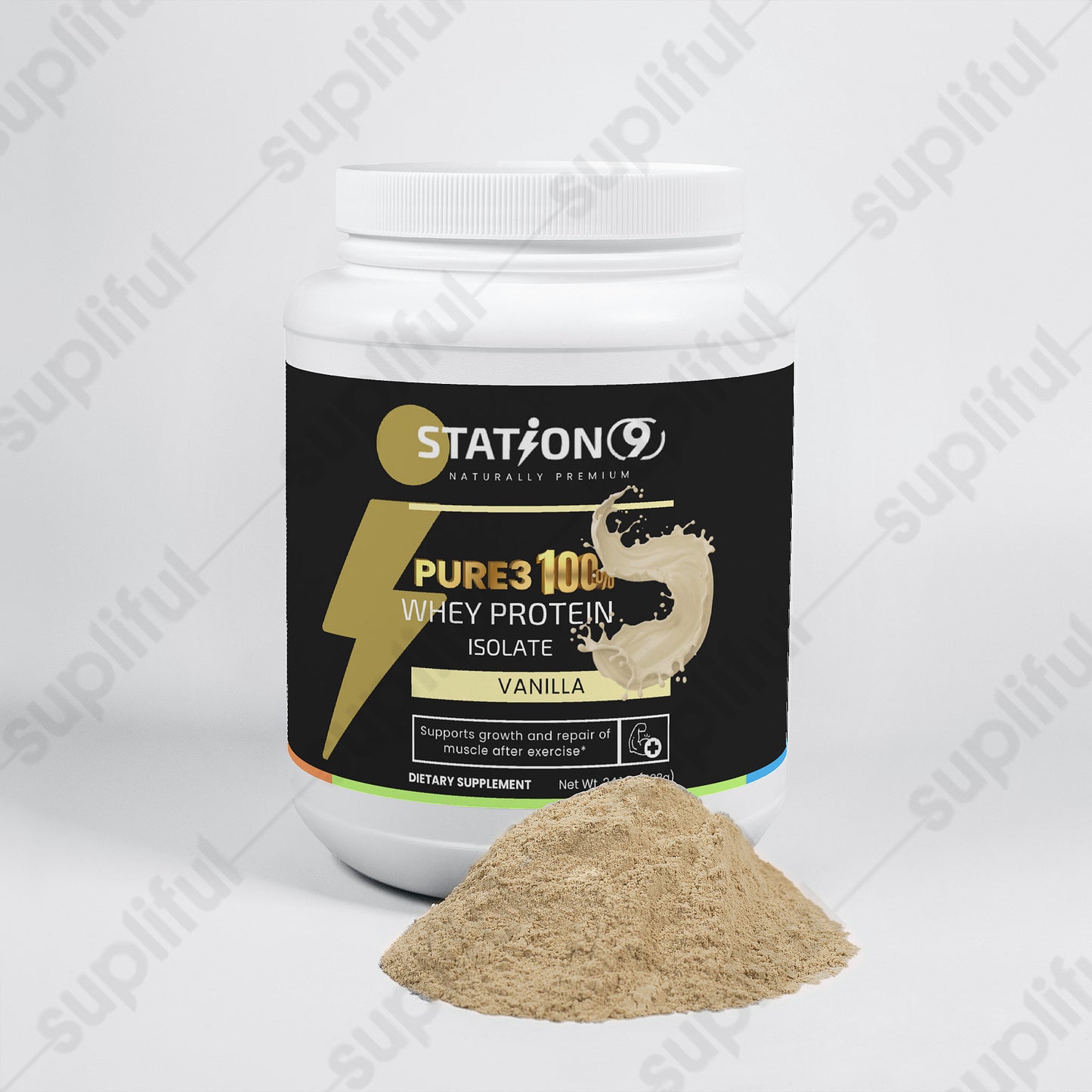 S9 Pure3 100% Whey Protein Isolate (Vanilla)