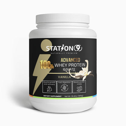 Station9 Advanced 100% Whey Protein Isolate (Vanilla)