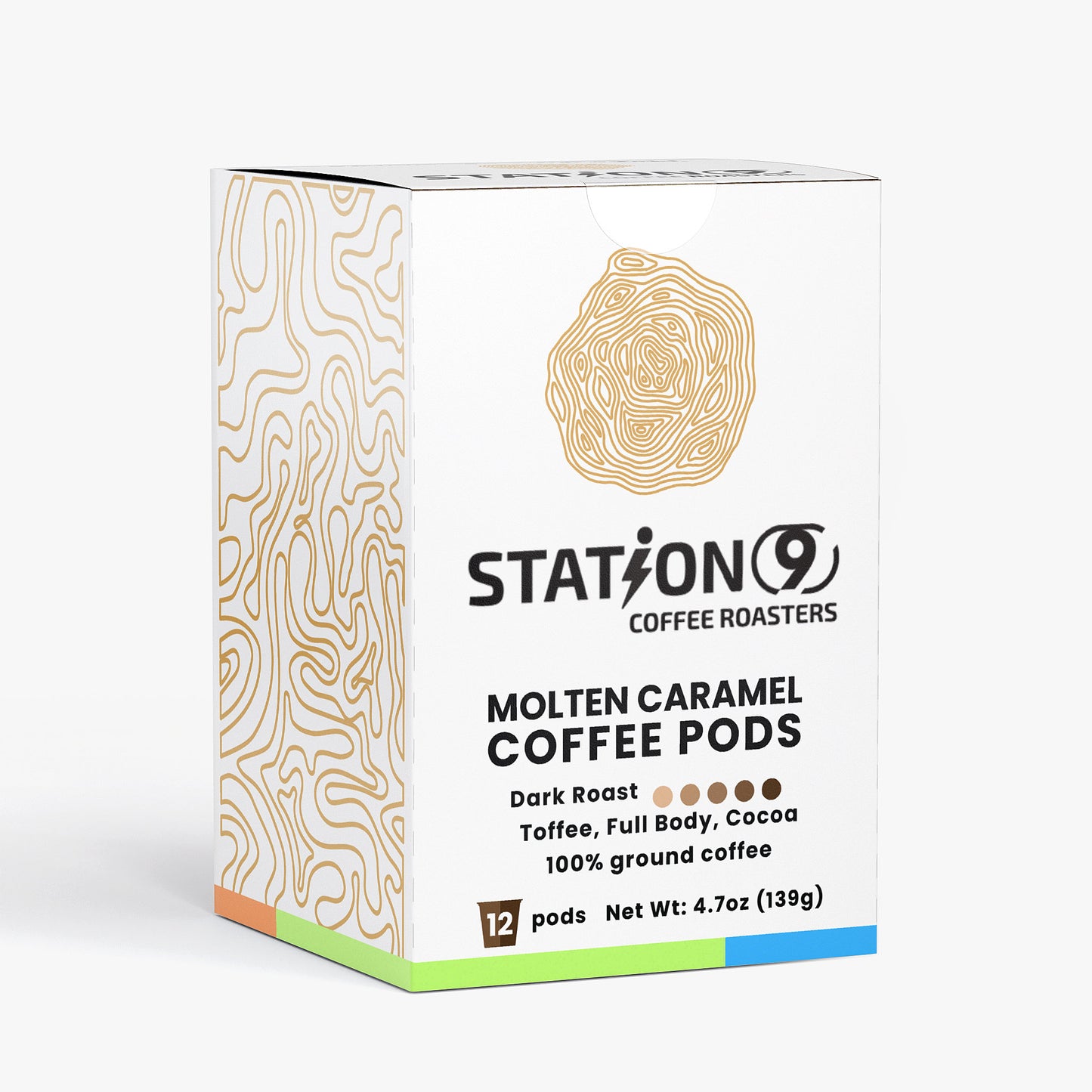 Station9 Molten Caramel Coffee Pods (Dark Roast)