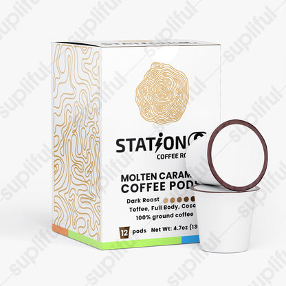 Station9 Molten Caramel Coffee Pods (Dark Roast)