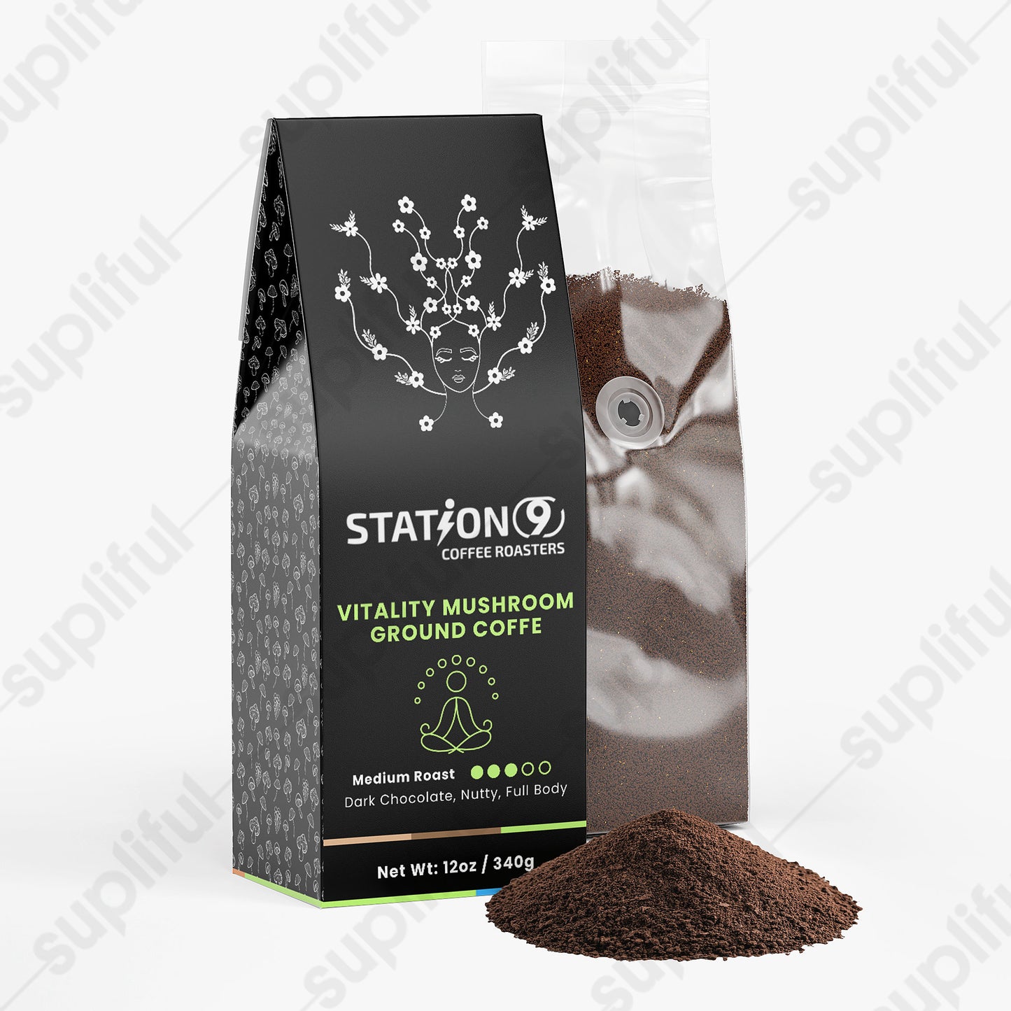 Vitality Mushroom Coffee (Medium Roast)
