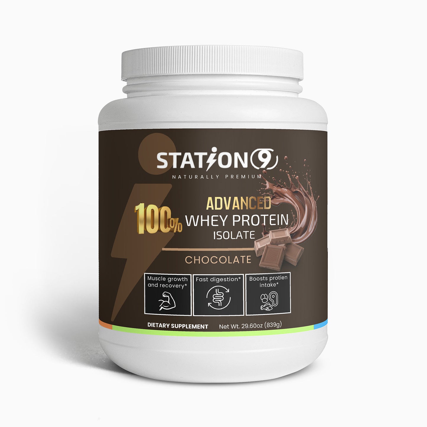Station9 Advanced 100% Whey Protein Isolate (Chocolate)