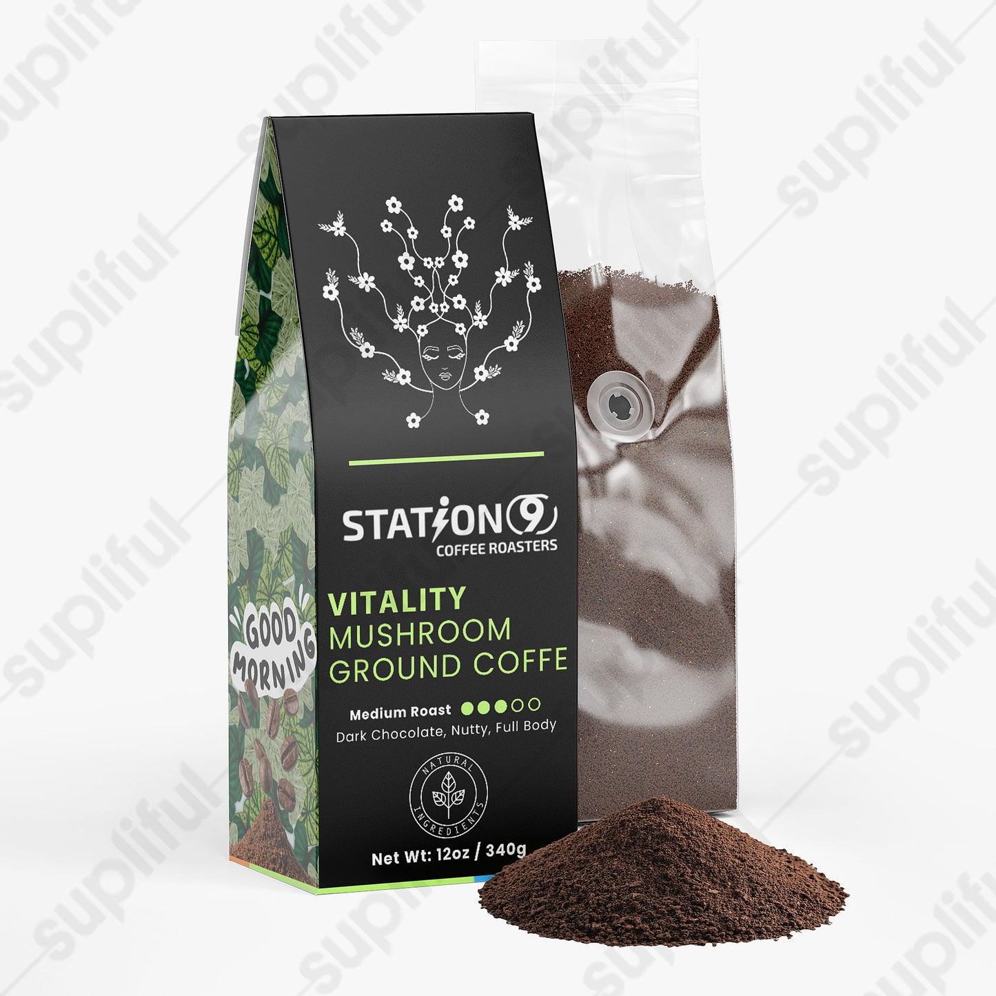 Vitality Mushroom Coffee (Medium Roast)